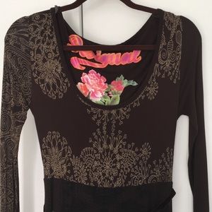 Desigual Guero brown dress